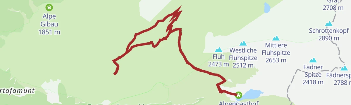 Route map: G.11 Versailspitze